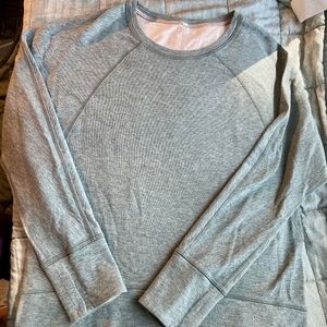 Lululemon Sweater Grey/Pink Reversible size 4